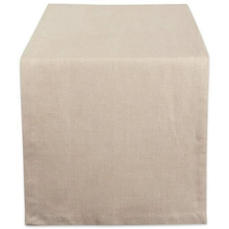 

Natural Solid Chambray Table Runner 14X108 inch
