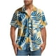 thumbnail image 1 of Blusa y camisa de manga corta con cuello vuelto para hombre, blusa informal de moda con botones y manga corta para hombre, 1 of 4