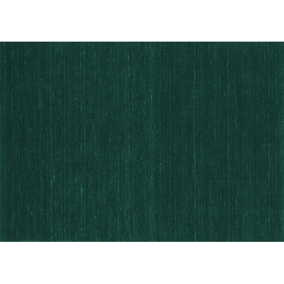 Ahgly Company Indoor Rectangle Abstract Turquoise Blue Contemporary Area Rugs, 2' x 4'