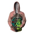 thumbnail image 4 of Ropa para hombre Sudadera con capucha y cremallera de otoño Sudadera con capucha con cara extraña Sudadera con estampado personalizado para hombre Ropa Y2k, 4 of 5