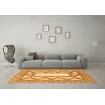 thumbnail image 3 of Ahgly Company Indoor Rectangle Abstract Orange Modern Area Rugs, 6' x 9', 3 of 4