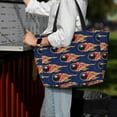 thumbnail image 6 of Defioc Bowling Ball And Flame Pattern Beach Bag for Women - Large Beach Tote Bag Waterproof Sandproof Swim Pool Bag Everyday Bag Handbags with Zipper, 6 of 6
