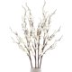 thumbnail image 1 of 4 Piezas Ramas de Flor de Cerezo Blancas, Ramas de Flor de Cerezo Artificiales con Tallos Largos Flores de Seda Artificiales para Jarrón, Boda, Oficina, Fiesta, Mesa, Centro de, 1 of 4