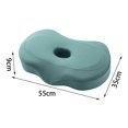 thumbnail image 2 of Ear Piercing Pillow Small Pillow Pillow Guard protector with with Ear Hole for Pressure Relieve Side Sleepers Green, 2 of 9