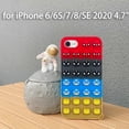 thumbnail image 2 of Pop Bubble Wrap for iPhone 6/6S/7/8/SE 2020 4.7" Case for Girls Boys Kids Teens, Unique Fashion Fidget Cool Funny Kawaii Cute Color Bubble Phone Soft, 2 of 4
