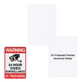 thumbnail image 1 of Uxcell 2-Pack Letreros Metálicos Blancos en Blanco 8x12 Pulgadas Hoja de Aluminio Pintado Letreros en Blanco para Manualidades/Jardín/Exteriores Grosor 0.02 Pulgadas, 1 of 1
