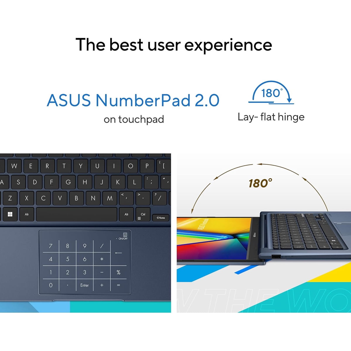 ASUS 2023 Vivobook 14 in FHD Laptop, Intel Core i5 1235U, 8GB RAM, 256GB SSD, Quiet Blue