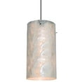 thumbnail image 3 of Lroom Indoor Hanging Lantern, Brushed Stroked White Glass, Interior Pendant Light, WMT2163, 3 of 4
