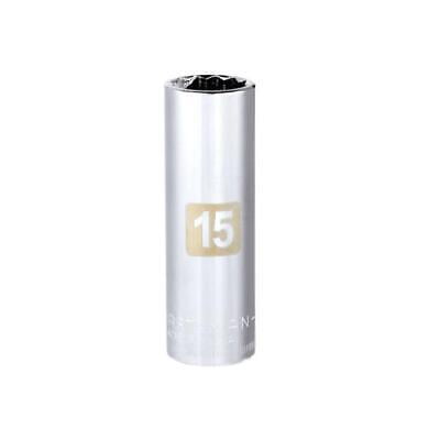 

Craftsman CMMT44419 Metric 12 Point Deep Socket 15 MM x 3/8 Inch