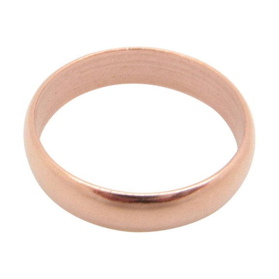 Size 9 Solid copper band ring CR39T- 4.8mm wide.