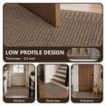 thumbnail image 3 of SIXHOME Door Mat 32"x47" Welcome Mat Non-Slip Absorbent Dirt Trapper Doormat Low Profile Floor Mat Indoor Outdoor Entryway Rug for Front Door Easy Clean Durable Neutral Home Decor Brown, 3 of 7