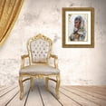 thumbnail image 3 of Unknown 14x18 Gold Ornate Wood Framed with Double Matting Museum Art Print Titled - Princess, 3 of 4