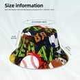 thumbnail image 6 of Easygdp Balls Double-Sided Reflective Fisherman Hat for Outdoor and Night Walking, Unisex, 6 of 9