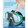 thumbnail image 6 of Swim Goggles with Nose Cover,Latest HD 3-Window Wide Vision Lens Snorkel Mask Anti-Fog&Leak for Adults Youth and Kids Swimming Snorkeling Diving, 6 of 10