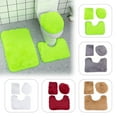 thumbnail image 1 of Non-Slip Bathroom Rug Set - 3 Piece Super Soft & Absorbent Bath Mat for Shower, Tub, and Sink, 1 of 6