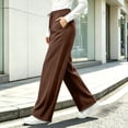 thumbnail image 4 of QINGFSAP Womens Fleece Sweatpants with Pockets Drawstring Waist Straight Leg Casual Daily Long Pants, 4 of 6