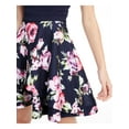 thumbnail image 3 of SPEECHLESS Womens Navy Floral Sleeveless Halter Short Party Fit + Flare Dress 0, 3 of 4