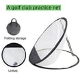 thumbnail image 4 of CSChome Sac en Maille Filet de Pratique de Golf Filet de Précision & Entraîneur de Swing Cage de Lancer Tapis Portable Filet de Pratique de Golf Intérieur Extérieur, 4 of 6