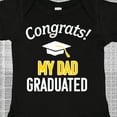 thumbnail image 4 of Inktastic Congrats My Dad Graduated with Cap Boys or Girls Baby Bodysuit, 4 of 5