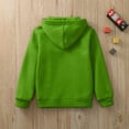 thumbnail image 5 of UAYOTSE Boys Sweatshirts Comfortable Warm Solid Color Zipper Hooded Girls Sweatshirts(Green#5,6-7 Years), 5 of 6