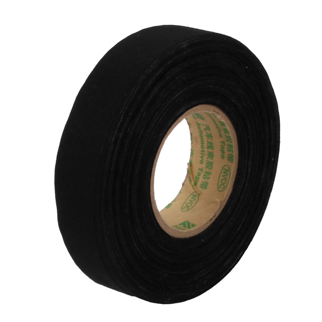 Unique Bargains Black 20m Long 19mm Width Insulation Adhesive Cloth Tape Car Wire Harness Tape