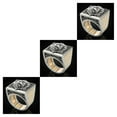thumbnail image 2 of relayinert Men's Combination Rings Vintage Lion Ring Jewelry Rings Hop Gift Hip Punk No 7 3Set, 2 of 6