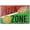 Red, variant on Pizza Zone Tin Sign Home Kitchen Signs Wall Decor Metal Funny Art Retro Vintage Distressed