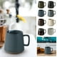 thumbnail image 1 of Fiudx Taza de Cerámica para Café, Aislamiento Avanzado para Bebidas Frías y Calientes, Agarre Ergonómico y Cómodo, Fácil de Limpiar, Recipiente Multifuncional para Bebidas En Casa, Ideal para Relajar, 1 of 5
