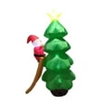 thumbnail image 2 of Adornos navideños inflables para exteriores, 210 cm. Adorno navideño único: Papá Noel trepando al árbol, ideal para fiestas en casa, jardín o cualquie, 2 of 8