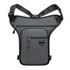 thumbnail image 1 of Riñonera de pierna abatible, organizador portátil, bolsa de hombro, riñonera para motocicleta, bolsa de cadera para ciclismo, informal gris, 1 of 8