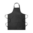 thumbnail image 3 of Uxcell Polyester 82cm x 68cm Kitchen Cooking Aprons Adjustable Bib Long Ties with 2 Pockets Black, 3 of 5