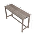 thumbnail image 6 of Duhome 4 Piece Wood Bar Table Set with Power Outlet Industrial Breakfast Table with 3 Padded Stools,Cream and Brown, 6 of 10