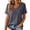 Gray#0731F&07, variant on Garbnen Short Sleeve Shirts for Women Loose Fit Womens V Neck Tops Casual Basic Summer Solid Color Y2k Women's Tunic Tops Gray XL