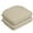 Khaki, variant on BPS 19''D x 20''W Outdoor Chair Cushion, Fade Resistant and Removable Cover with Ties for Patio, Garden and Terrace, Khaki, Set of 4