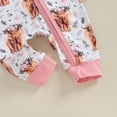 thumbnail image 7 of Okbabeha Western Baby Boy Girl Clothes Newborn Cowboy Outfit Fall Highland Cow Jumpsuit Infant Country Cowgirl Romper, 7 of 7