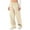 Beige, variant on Women's Sweatpants Winter High Waisted Sweat Pants Drawstring Baggy Jogger Pants for Casual and Sports Activities,Navy,M
