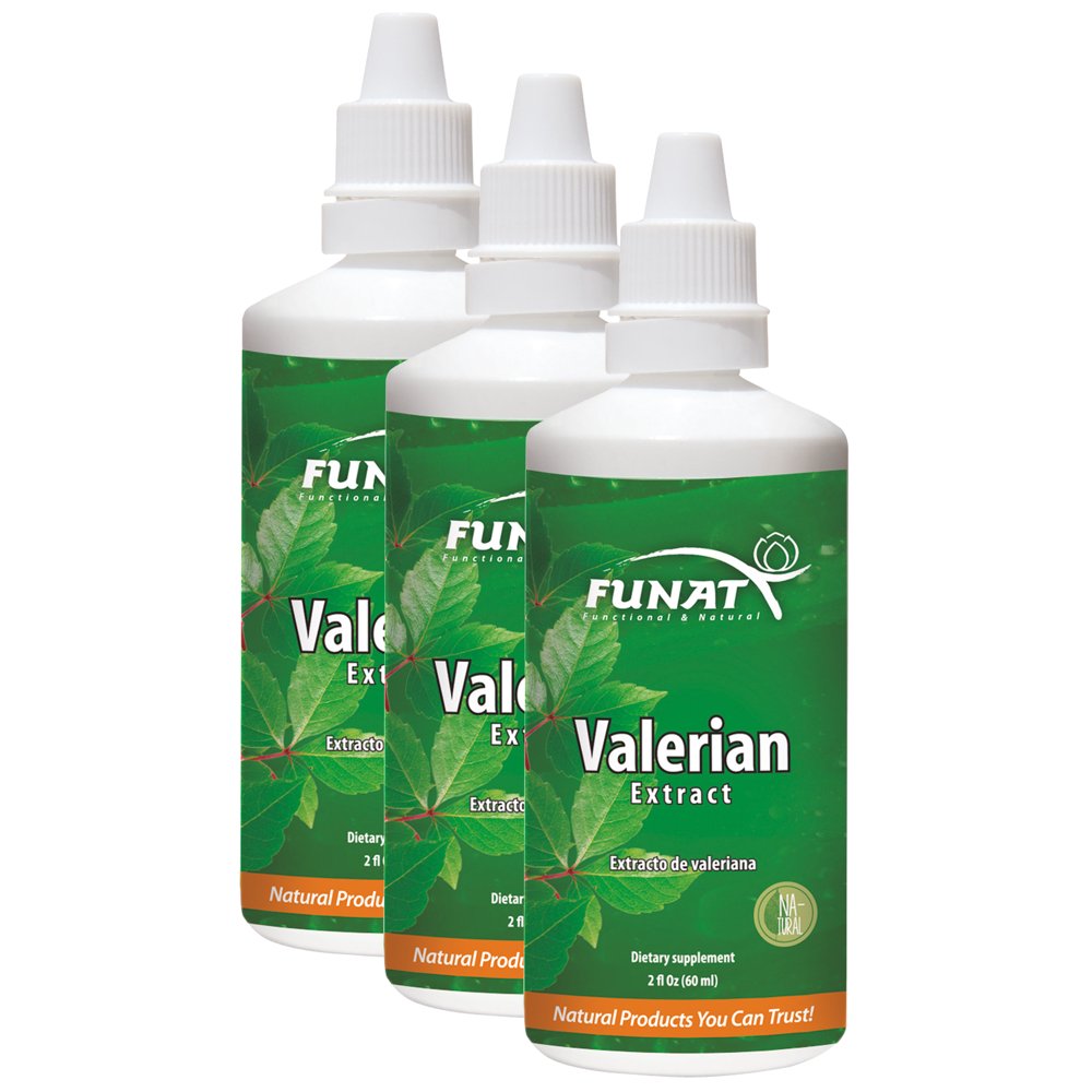Funat Valerian Root Sleep Aid for Adults 2Oz 4Oz 6Oz Gotas de Valeriana