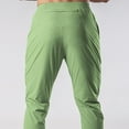 thumbnail image 4 of USNSM Men's Casual Solid Color Athletic Jogger Pants Stretch Gym Pants, Active Workout Joggers with Pockets for Men Green M, 4 of 4