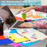 sixwipe 8 Pack 960 Pcs Sticky Index Tabs, Colored Book Sticky Tabs for Notebooks, Repositionable Page Tabs for Notebooks File Classification