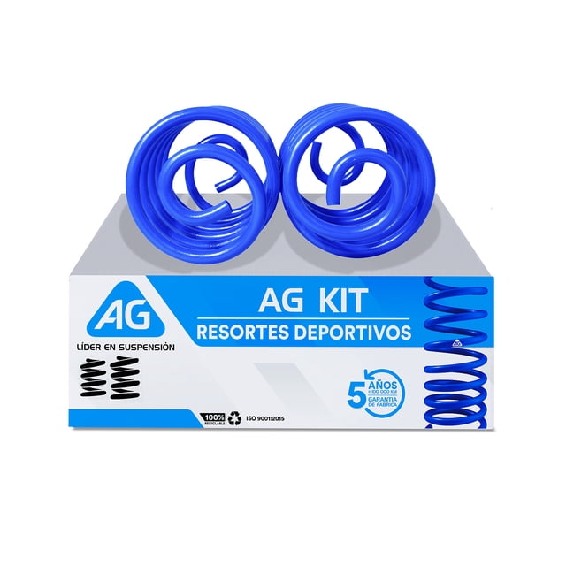 Resortes AG Kit para Auto Traseros para Chevrolet Tornado 1 2004 a 2011 2 Piezas Nuevos
