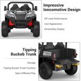 thumbnail image 6 of 24V Kids Ride On Car with Remote Control Battery Powered 4 Wheeler 2x2/4x4 Motorized Ride On UTV Ride On Toys for Boys Girls, EVA Tires Wheels, 6 of 8