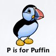thumbnail image 2 of CafePress - P Is For Puffin Infant Bodysuit - Baby Light Bodysuit, Size Newborn - 24 Months, 2 of 4