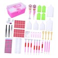 thumbnail image 3 of 121 Piezas De Bricolaje Accesorios De Pintura De Diamante, Lapiceras de lámpa, Herramientas De Pintura De Diamante Pa Adultos, Caja De Almacenamiento Zulema Kits de pintura de diamante 5D, 3 of 8