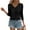 Black, variant on Womens Smocked Tops Casual 3/4 Sleeve Eyelet Tees Shirt Loose Fit Smocked Cuffs Crop Tops V Neck Elastic Waist Banded Bottom Tops Blouses 2025 Summer Beige M