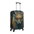 thumbnail image 3 of Daiia Vintage Pattern Fox Luggage Cover, Thickened Washable Travel Luggage Covers, Elastic Unique Baggage Covers for 18-20 inch Luggage-Large, 3 of 9