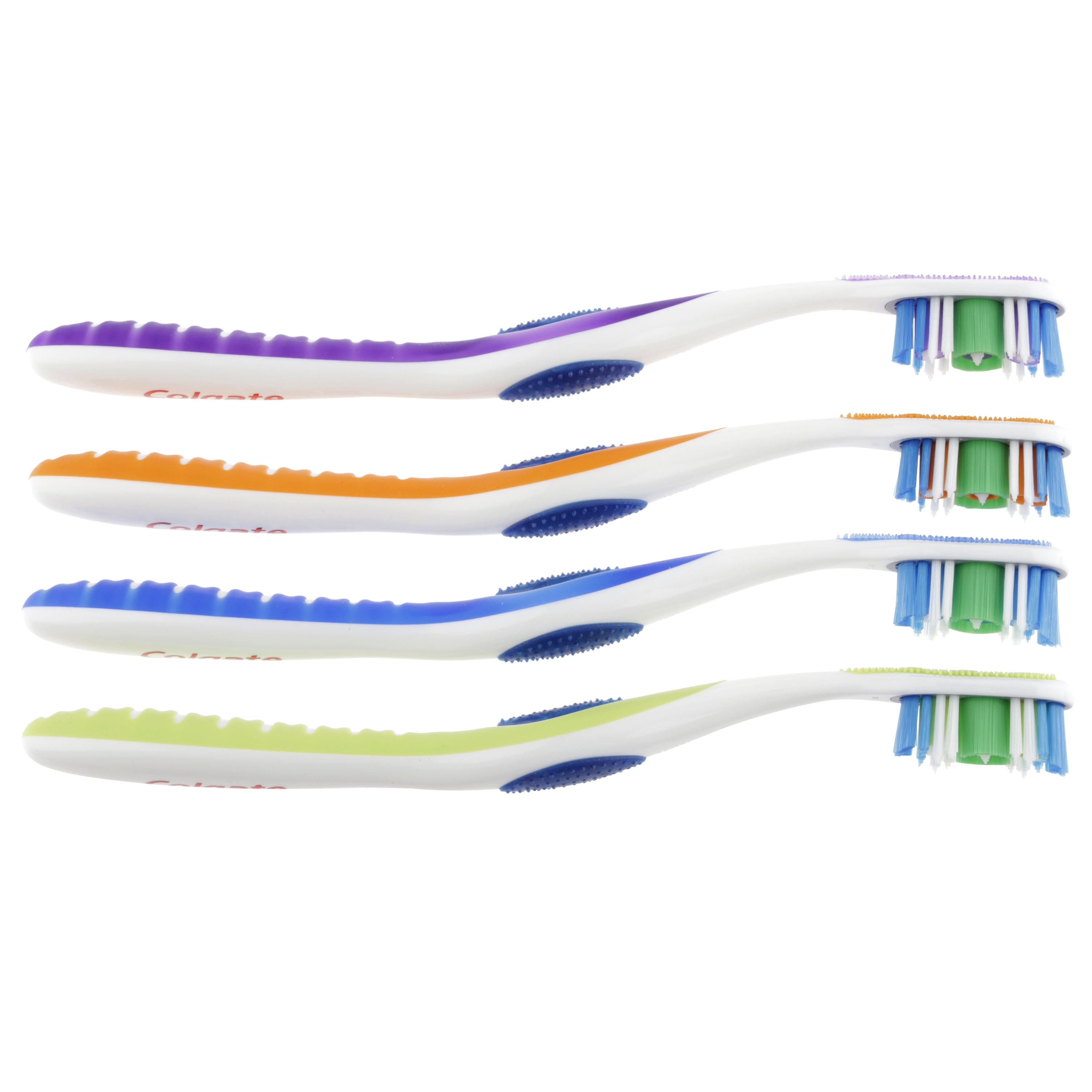 Colgate 360 Degree Whole Mouth Clean Soft Bristle Toothbrush, 4 Pack