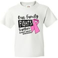 thumbnail image 3 of Inktastic Our Family Fights Together Breast Cancer Awareness Youth T-Shirt, 3 of 5