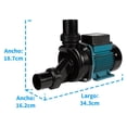 thumbnail image 5 of Bomba para Hidromasaje IUSA 1 HP negro, 5 of 5
