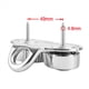 thumbnail image 5 of 5X Calzas de Leva de Acero Inoxidable de Leva para Barcos Navegación con Guiacabos Canoa Vela Ligera, 5 of 5