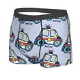 thumbnail image 2 of Disketp Police Car Men'S Boxer Briefs,Soft And Breathable Cotton Underwear With Comfortflex Waistband, 2 of 8